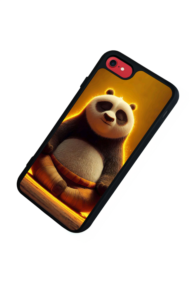 iPhone SE Uyumlu Kung Fu Panda Tasarımlı Glossy Premium Kılıf