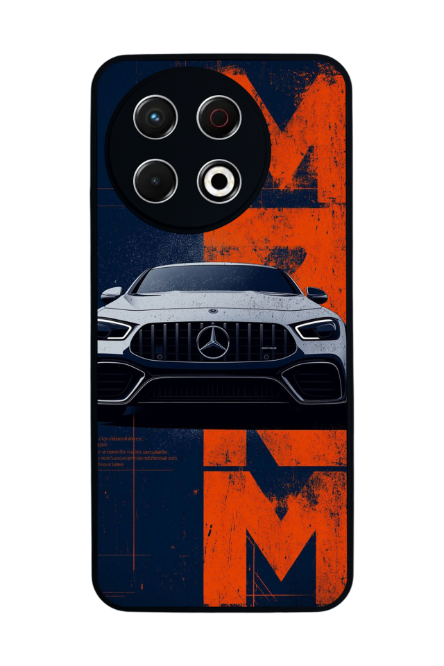 Tecno Spark 30 Pro Uyumlu Mercedes Tasarımlı Glossy Premium Kılıf