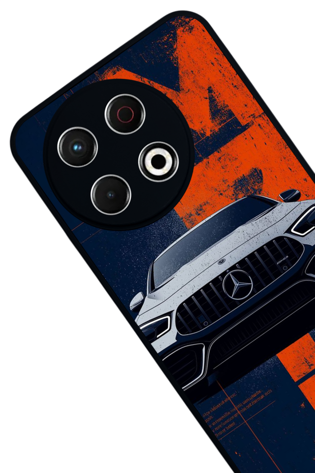 Tecno Spark 30 Pro Uyumlu Mercedes Tasarımlı Glossy Premium Kılıf