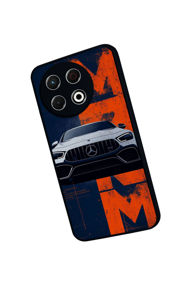 Tecno Spark 30 Pro Uyumlu Mercedes Tasarımlı Glossy Premium Kılıf