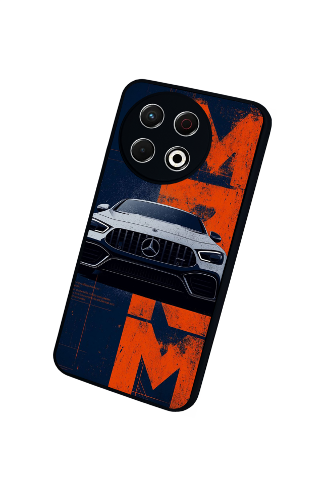 Tecno Spark 30 Pro Uyumlu Mercedes Tasarımlı Glossy Premium Kılıf