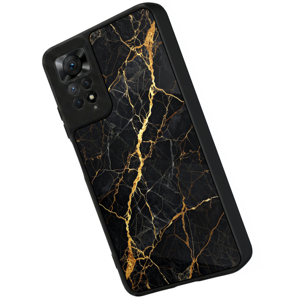Xiaomi Redmi Note 11 Pro Uyumlu Mermer Marble Tasarımlı Glossy Premium Kılıf