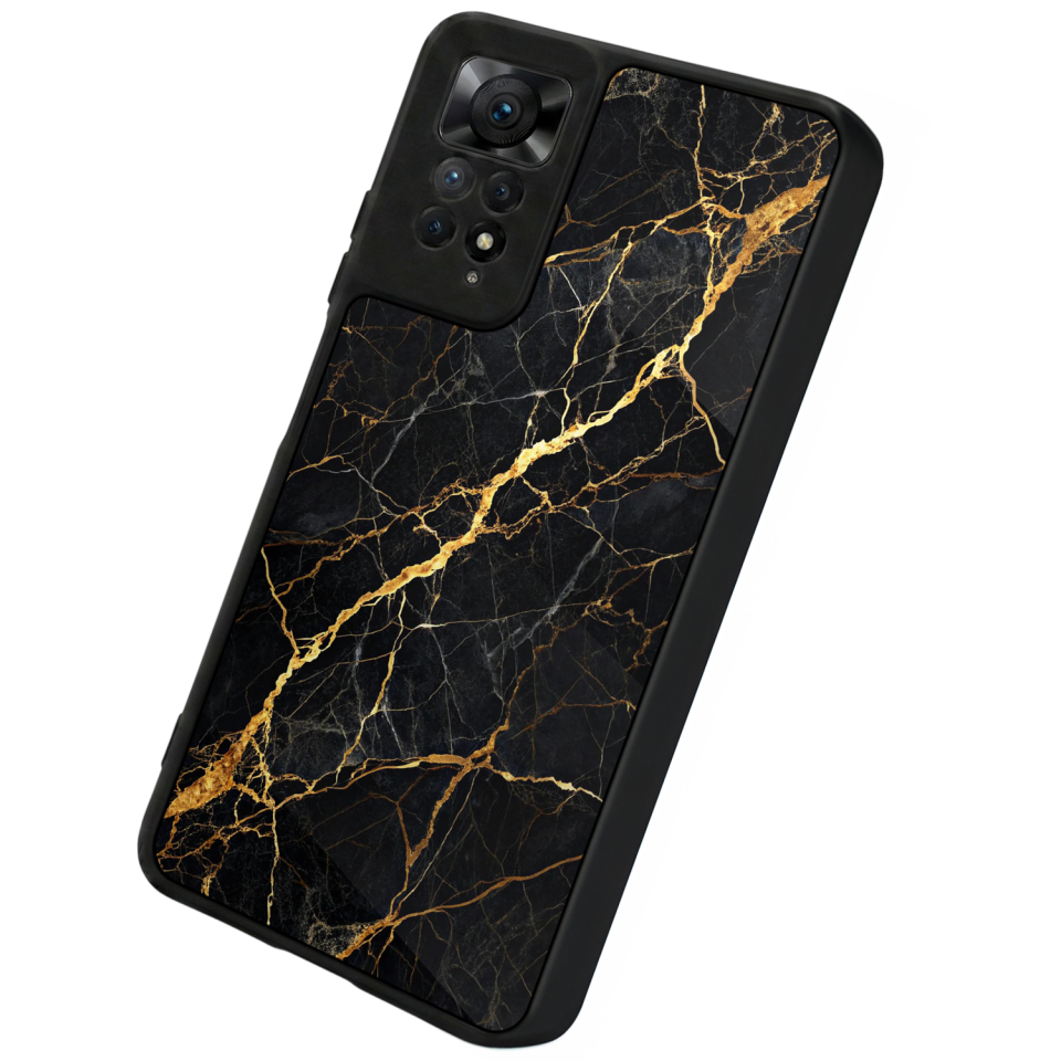Xiaomi Redmi Note 11 Pro Uyumlu Mermer Marble Tasarımlı Glossy Premium Kılıf