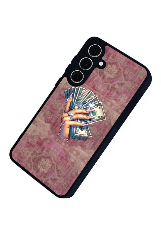 Samsung Galaxy S24 FE Uyumlu Money Para Tasarımlı Glossy Premium Kılıf