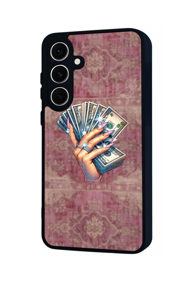 Samsung Galaxy S24 FE Uyumlu Money Para Tasarımlı Glossy Premium Kılıf