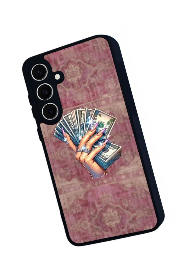 Samsung Galaxy S24 FE Uyumlu Money Para Tasarımlı Glossy Premium Kılıf