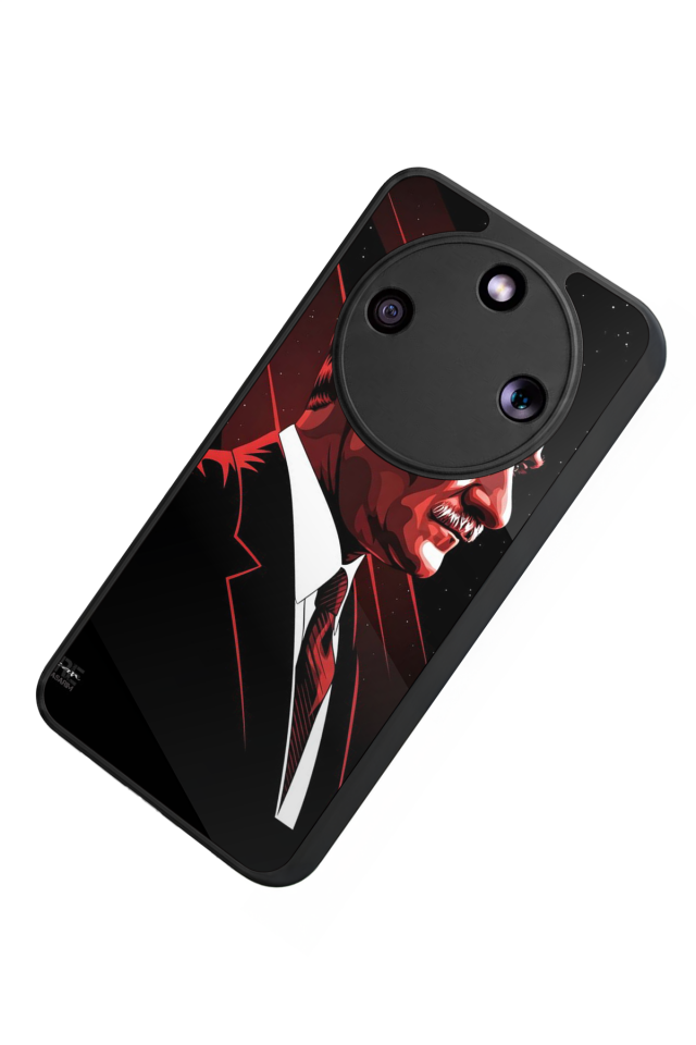 Honor Magic 8 Lite Uyumlu Mustafa Kemal Ataturk Tasarımlı Glossy Premium Kılıf