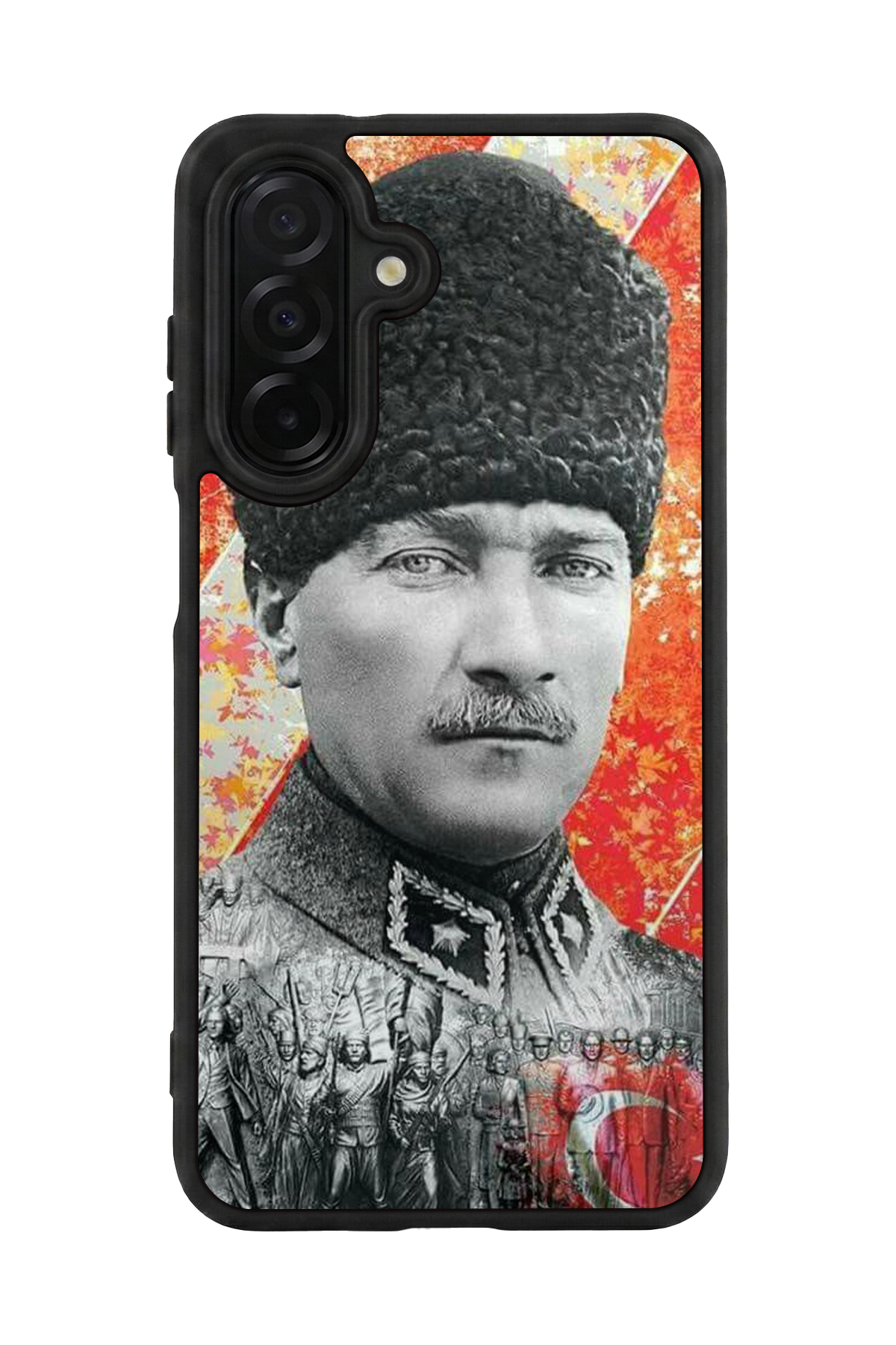 Samsung Galaxy A36 Uyumlu Mustafa Kemal Ataturk Tasarımlı Glossy Premium Kılıf