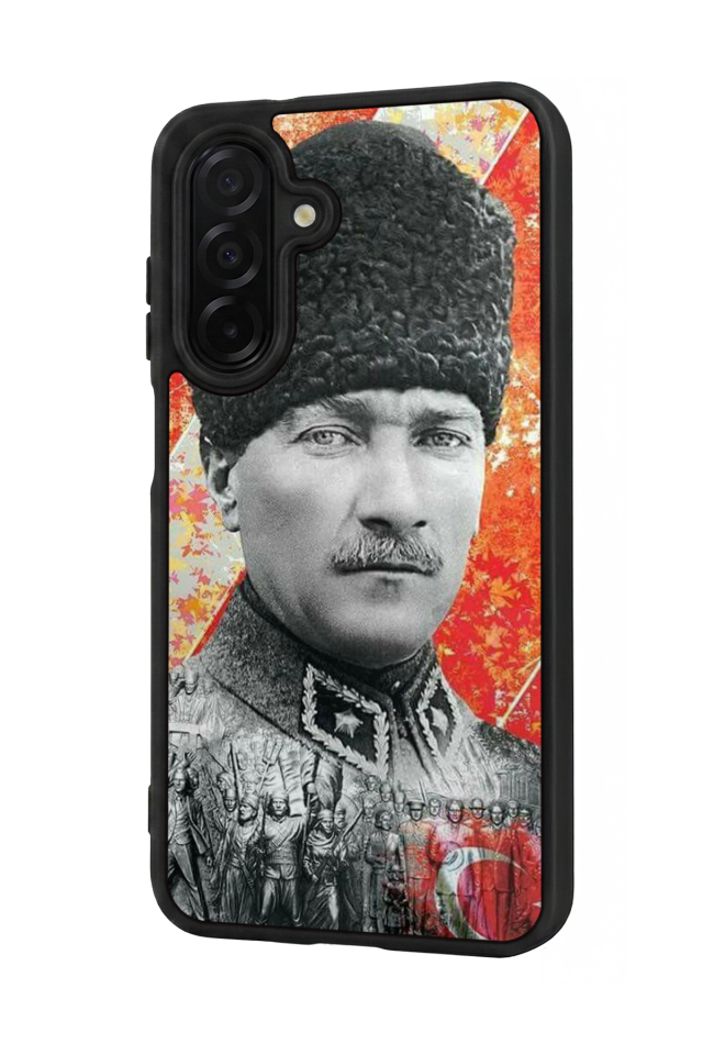 Samsung Galaxy A36 Uyumlu Mustafa Kemal Ataturk Tasarımlı Glossy Premium Kılıf