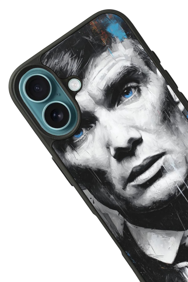 iPhone 16 Plus Uyumlu Peaky Blinders Tasarımlı Glossy Premium Kılıf