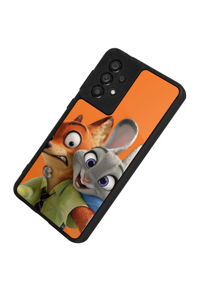 Samsung Galaxy A73 Uyumlu Zootropolis Tasarımlı Glossy Premium Kılıf