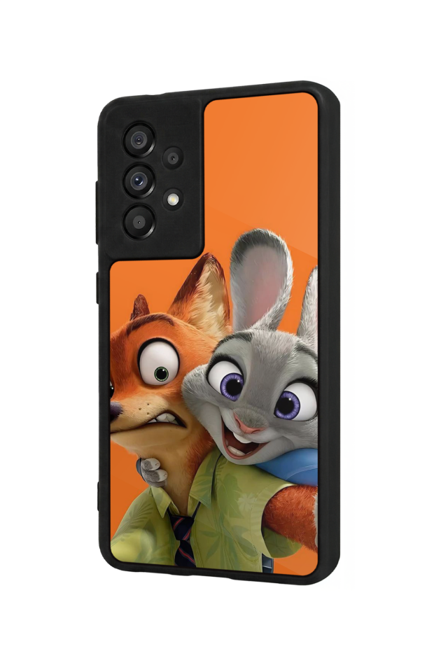 Samsung Galaxy A73 Uyumlu Zootropolis Tasarımlı Glossy Premium Kılıf