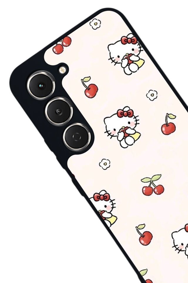 Tecno Spark 40 Pro Uyumlu HelloKitty Tasarımlı Glossy Premium Kılıf