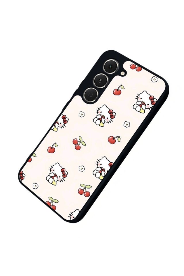 Tecno Spark 40 Pro Uyumlu HelloKitty Tasarımlı Glossy Premium Kılıf