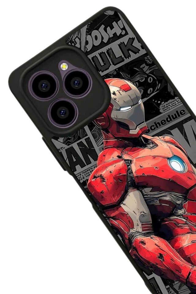 Omix X6 Uyumlu Iron Man ( Demir Adam ) Tasarımlı Glossy Premium Kılıf