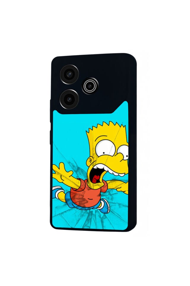 Tecno Pova 6 Uyumlu The Simpsons Tasarımlı Glossy Premium Kılıf