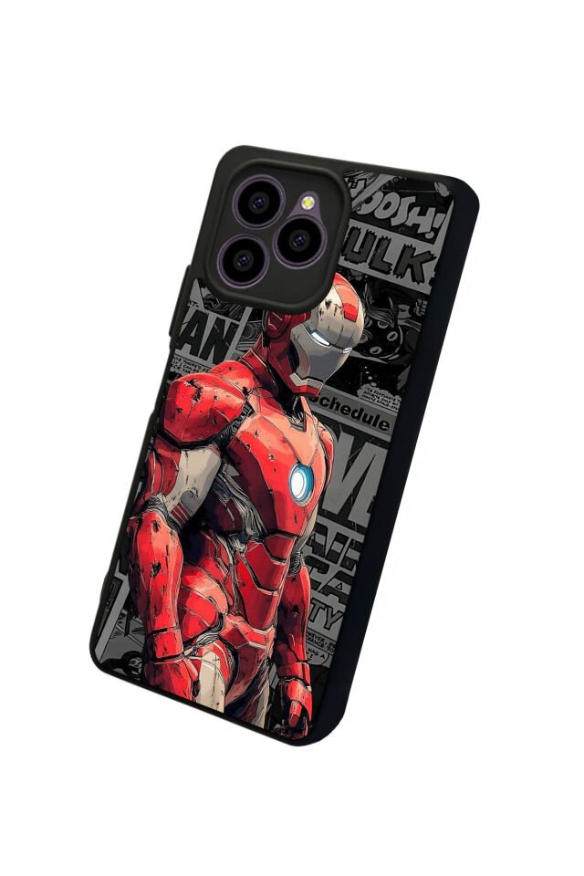 Omix X6 Uyumlu Iron Man ( Demir Adam ) Tasarımlı Glossy Premium Kılıf