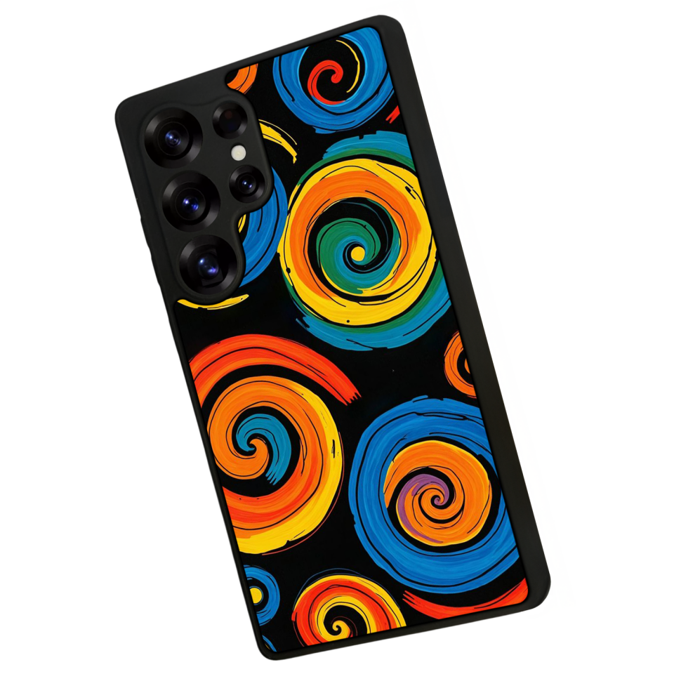 Samsung Galaxy S25 Ultra Uyumlu Abstract Tasarımlı Glossy Premium Kılıf