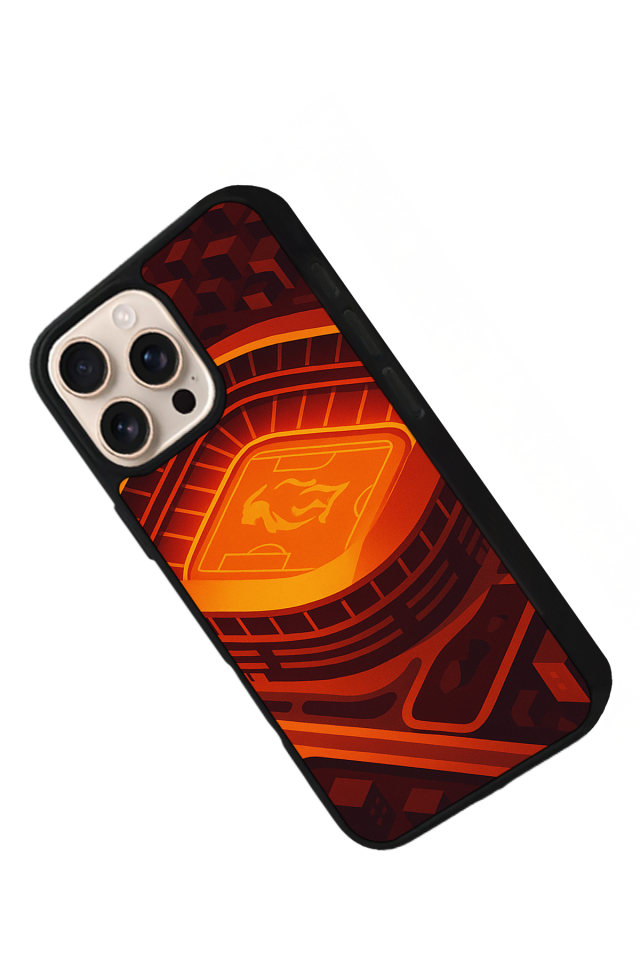 iPhone 16 Pro Uyumlu Aslan Tasarımlı Glossy Premium Kılıf