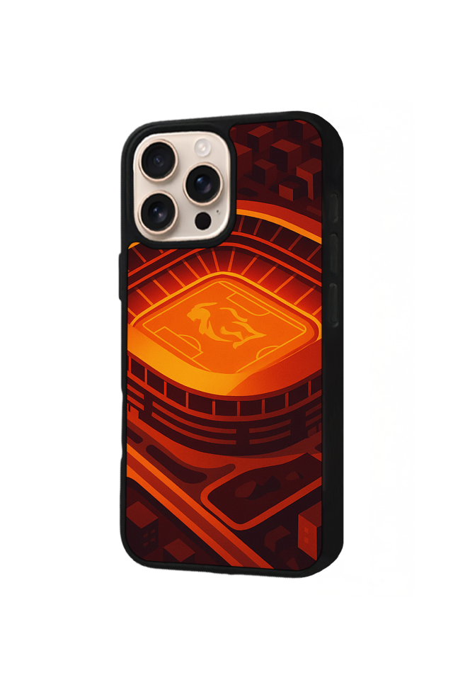 iPhone 16 Pro Uyumlu Aslan Tasarımlı Glossy Premium Kılıf