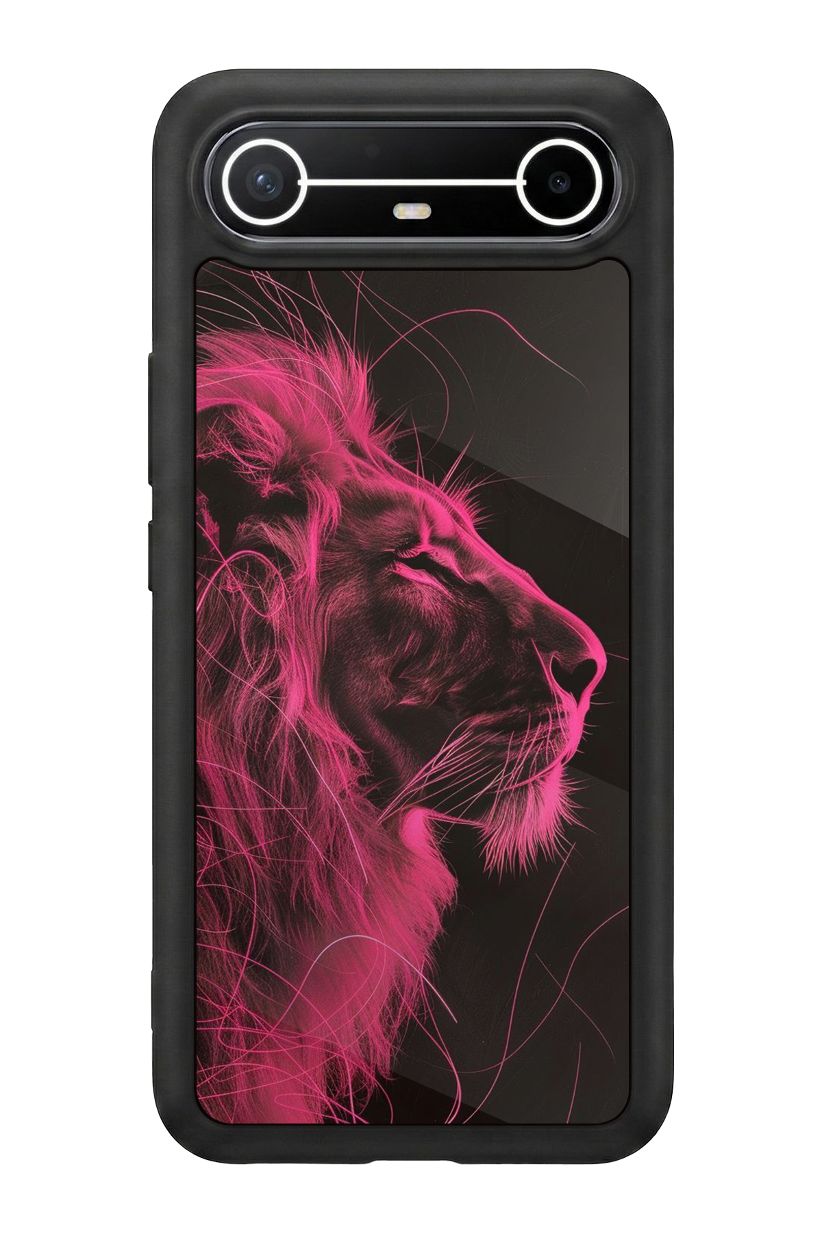 Tecno Spark Slim 5G Uyumlu Aslan Tasarımlı Glossy Premium Kılıf