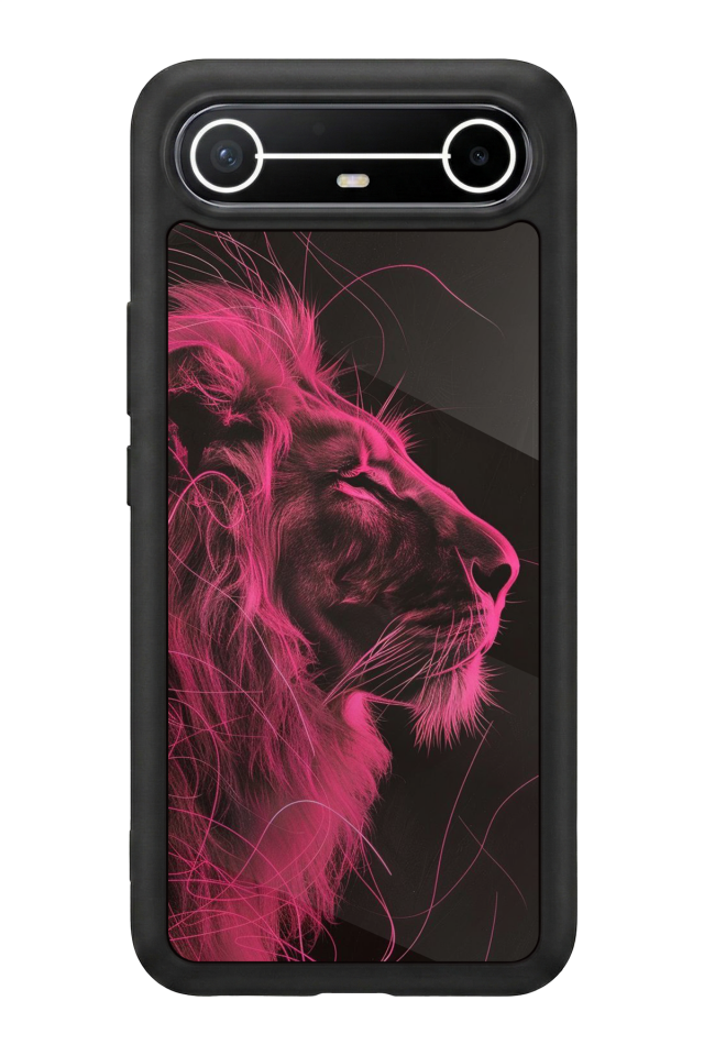 Tecno Spark Slim 5G Uyumlu Aslan Tasarımlı Glossy Premium Kılıf