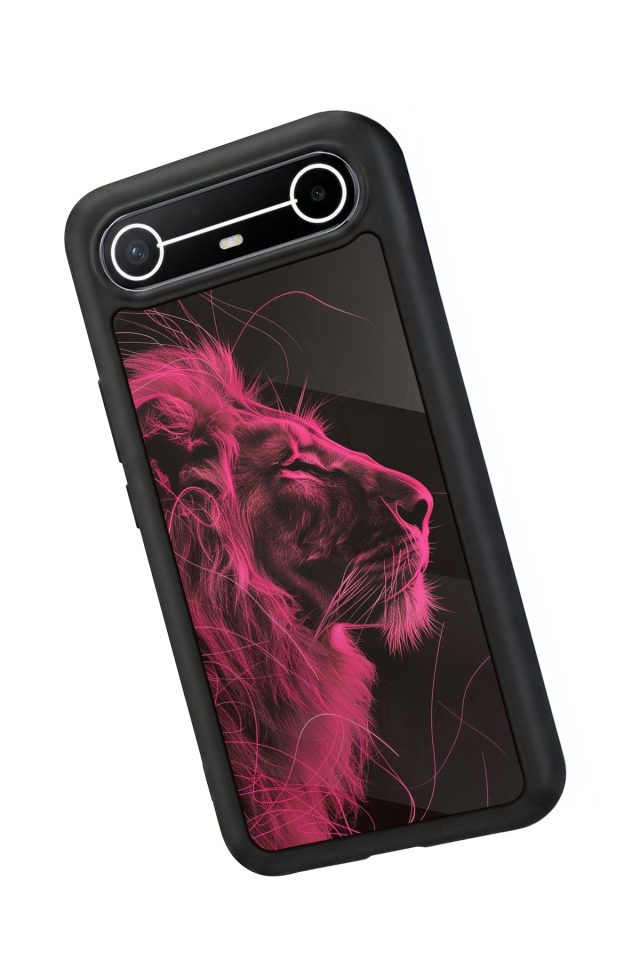 Tecno Spark Slim 5G Uyumlu Aslan Tasarımlı Glossy Premium Kılıf