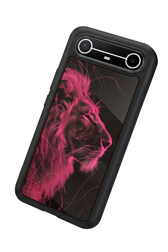 Tecno Spark Slim 5G Uyumlu Aslan Tasarımlı Glossy Premium Kılıf