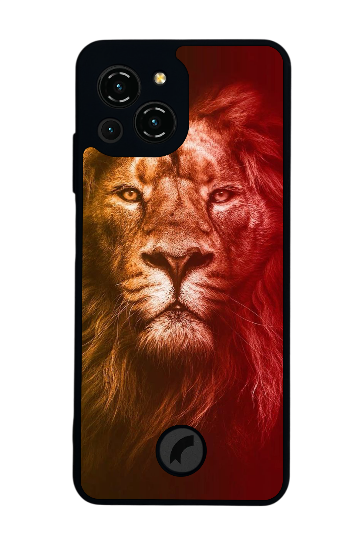 Reeder S23 Pro Max Uyumlu Aslan Tasarımlı Glossy Premium Kılıf