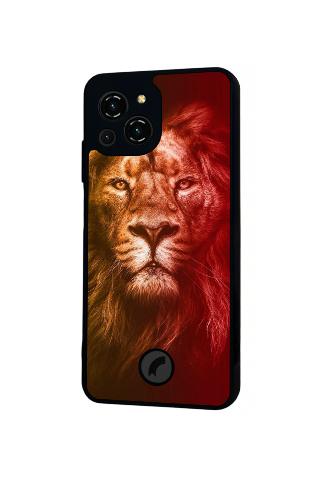 Reeder S23 Pro Max Uyumlu Aslan Tasarımlı Glossy Premium Kılıf