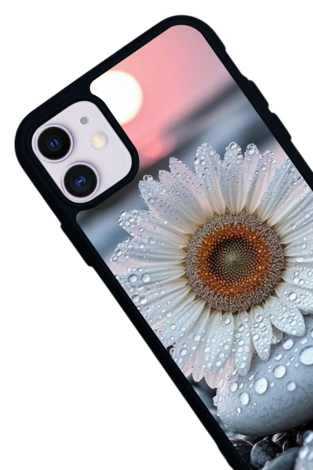 iPhone 11 Uyumlu Cicek Tasarımlı Glossy Premium Kılıf