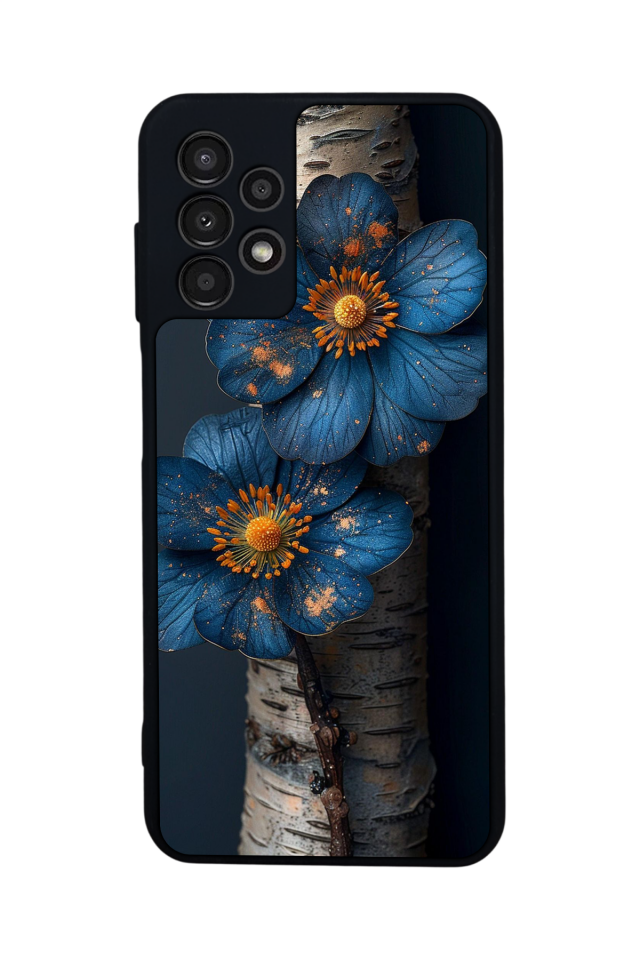 Samsung Galaxy A13 Uyumlu Cicek Tasarımlı Glossy Premium Kılıf