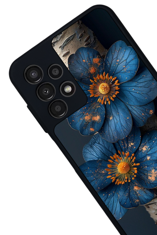 Samsung Galaxy A13 Uyumlu Cicek Tasarımlı Glossy Premium Kılıf