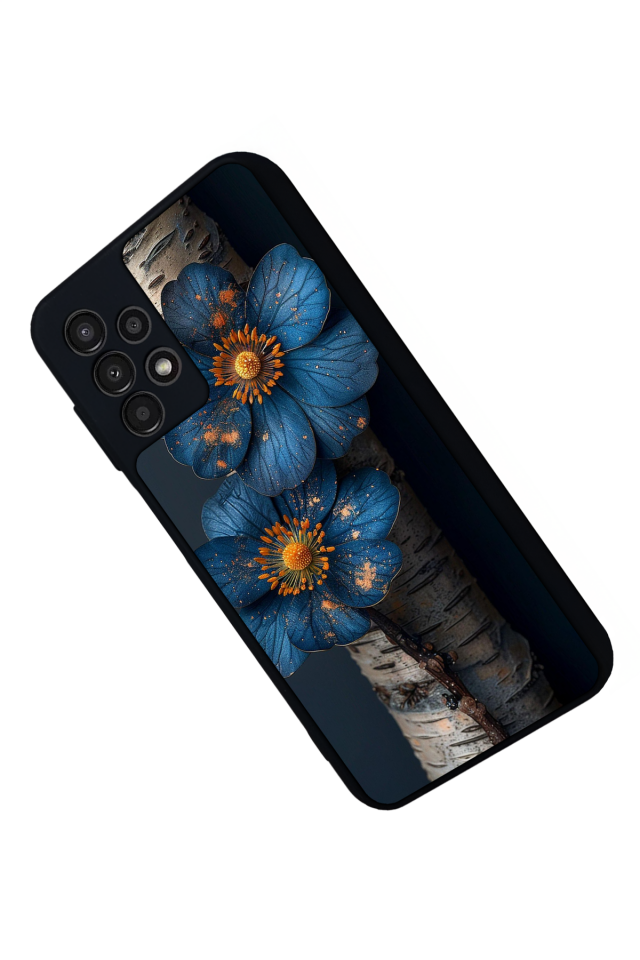 Samsung Galaxy A13 Uyumlu Cicek Tasarımlı Glossy Premium Kılıf