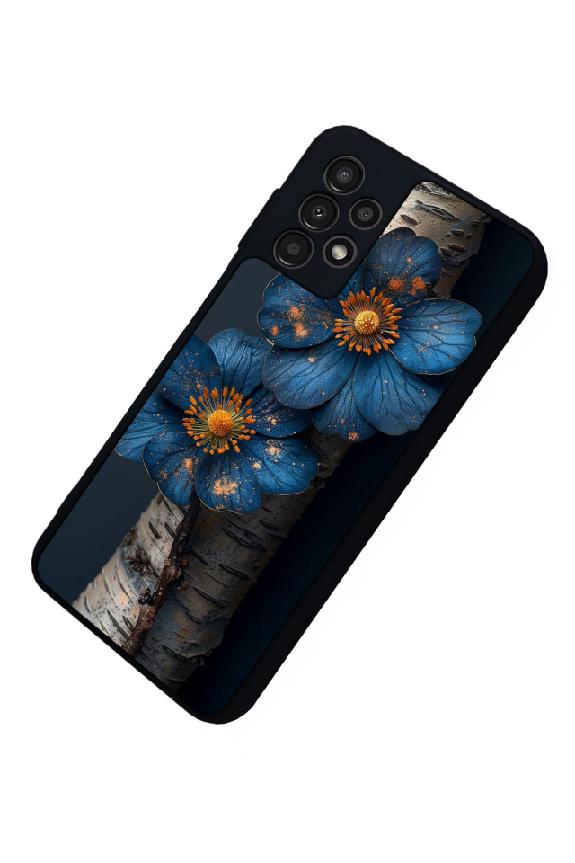 Samsung Galaxy A13 Uyumlu Cicek Tasarımlı Glossy Premium Kılıf