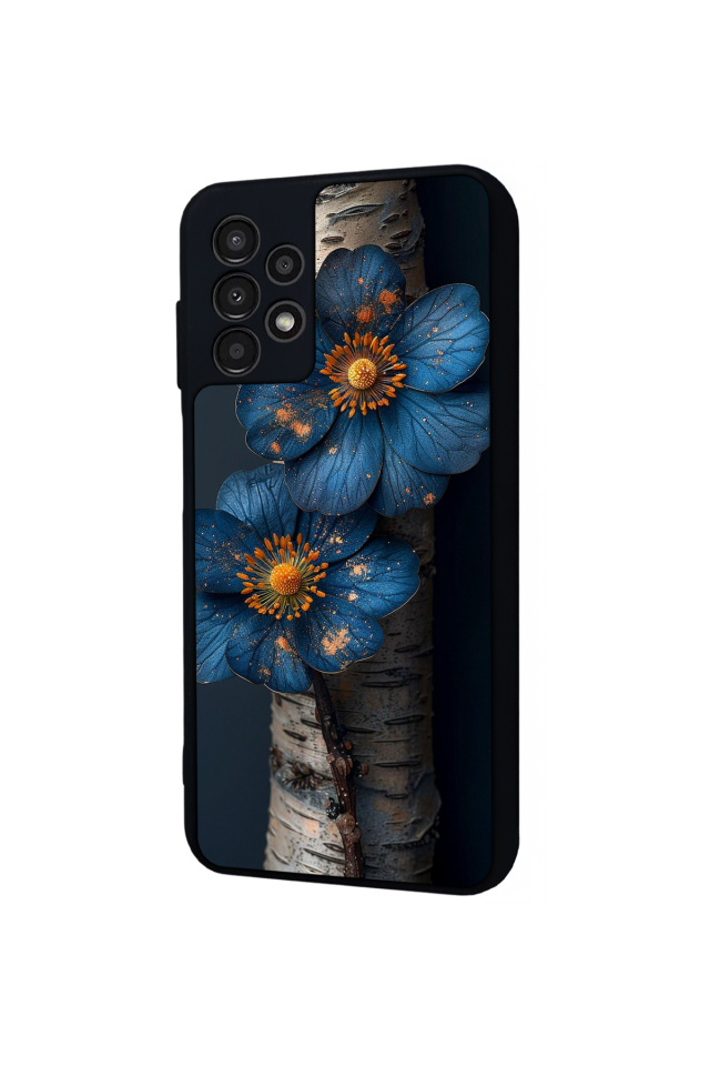 Samsung Galaxy A13 Uyumlu Cicek Tasarımlı Glossy Premium Kılıf