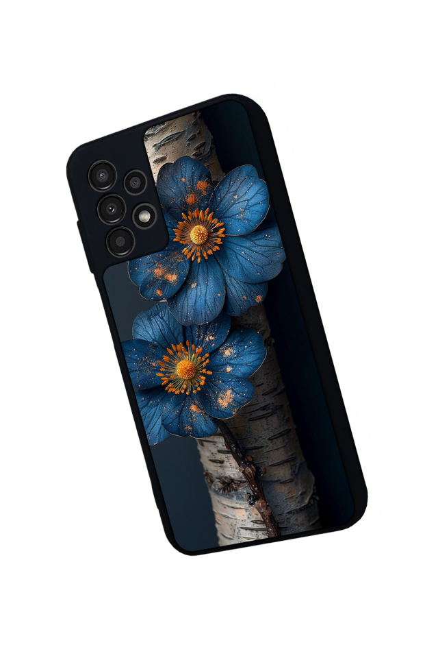 Samsung Galaxy A13 Uyumlu Cicek Tasarımlı Glossy Premium Kılıf