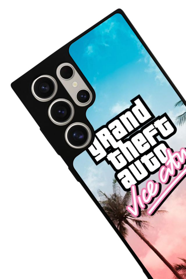 Samsung Galaxy S24 Ultra Uyumlu GTA Tasarımlı Glossy Premium Kılıf