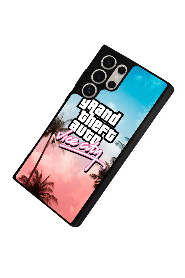 Samsung Galaxy S24 Ultra Uyumlu GTA Tasarımlı Glossy Premium Kılıf