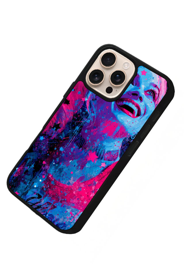 iPhone 16 Pro Max Uyumlu HarleyQueen Tasarımlı Glossy Premium Kılıf