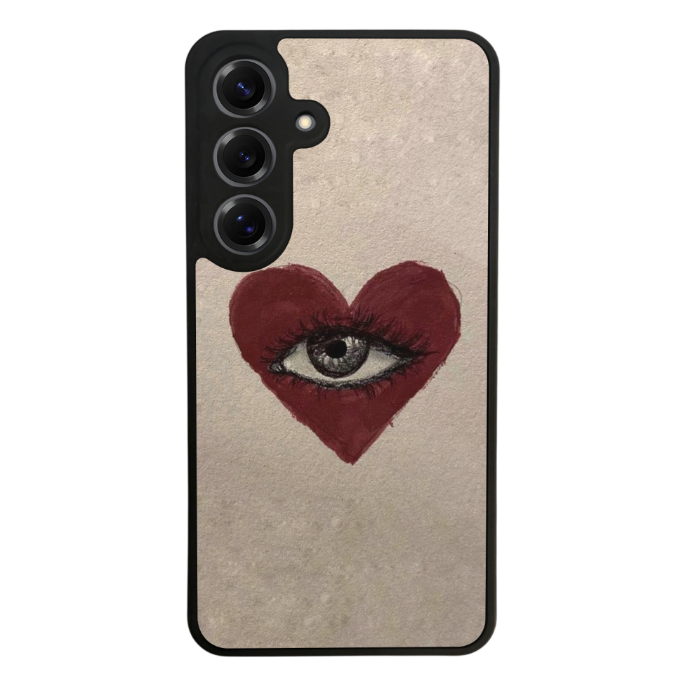 Samsung Galaxy S25 Uyumlu Kalp Love Tasarımlı Glossy Premium Kılıf