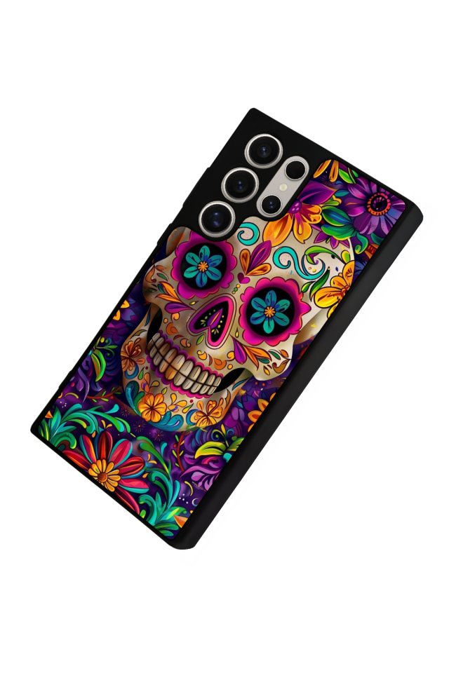 Samsung Galaxy S22 Ultra Uyumlu KuruKafa Tasarımlı Glossy Premium Kılıf