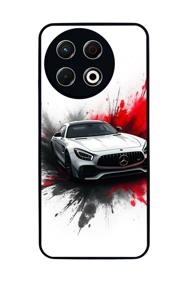 Tecno Spark 30 Pro Uyumlu Mercedes Tasarımlı Glossy Premium Kılıf