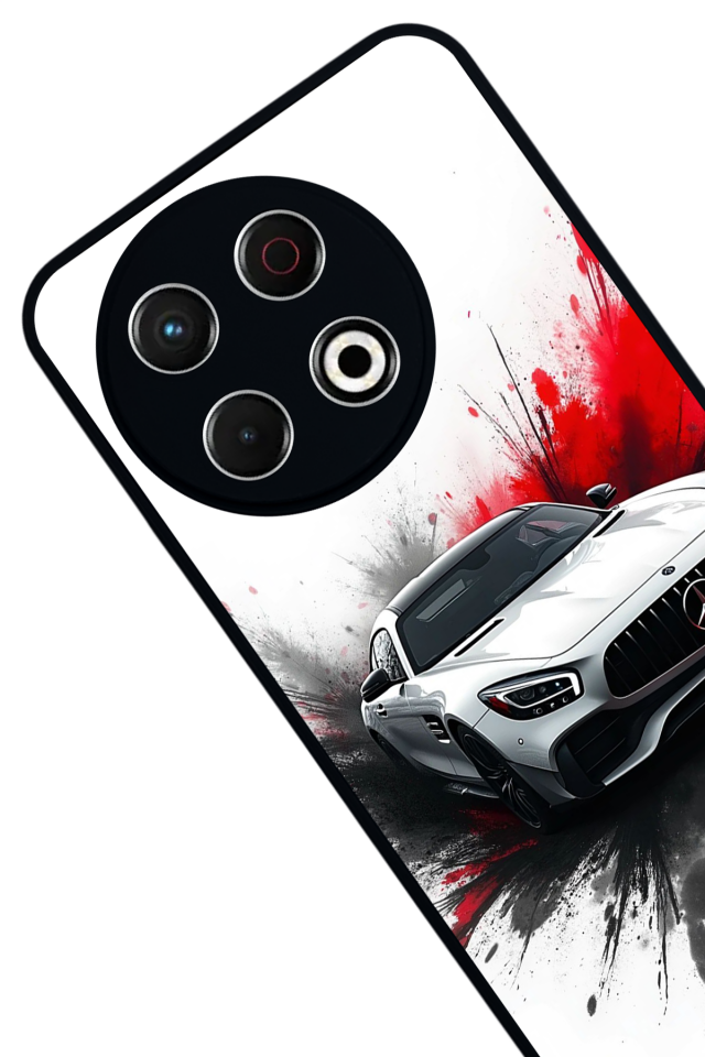 Tecno Spark 30 Pro Uyumlu Mercedes Tasarımlı Glossy Premium Kılıf