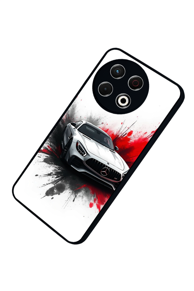 Tecno Spark 30 Pro Uyumlu Mercedes Tasarımlı Glossy Premium Kılıf