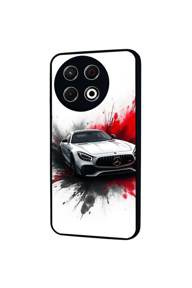 Tecno Spark 30 Pro Uyumlu Mercedes Tasarımlı Glossy Premium Kılıf