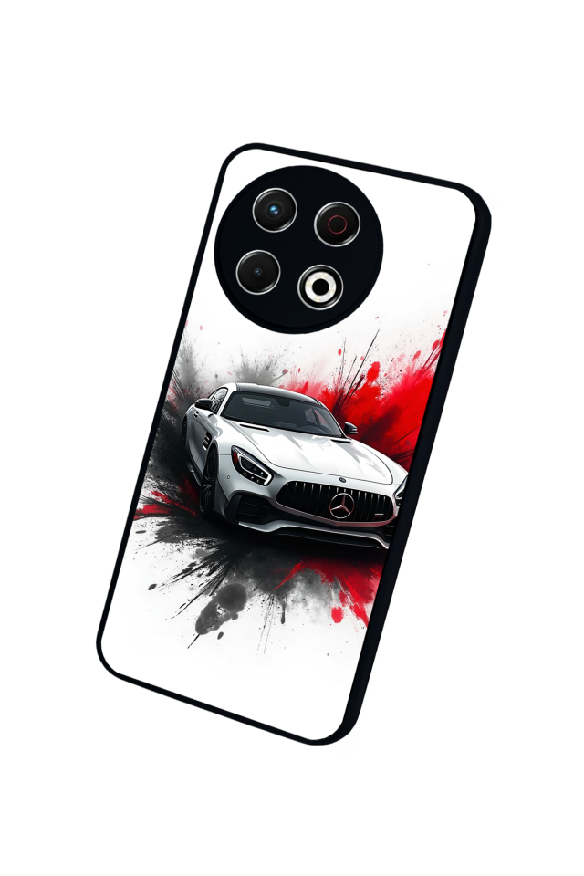 Tecno Spark 30 Pro Uyumlu Mercedes Tasarımlı Glossy Premium Kılıf