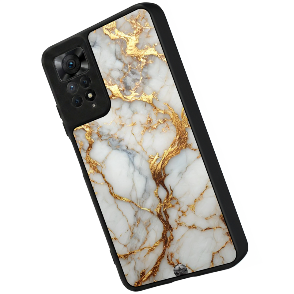 Xiaomi Redmi Note 11 Pro Uyumlu Mermer Marble Tasarımlı Glossy Premium Kılıf