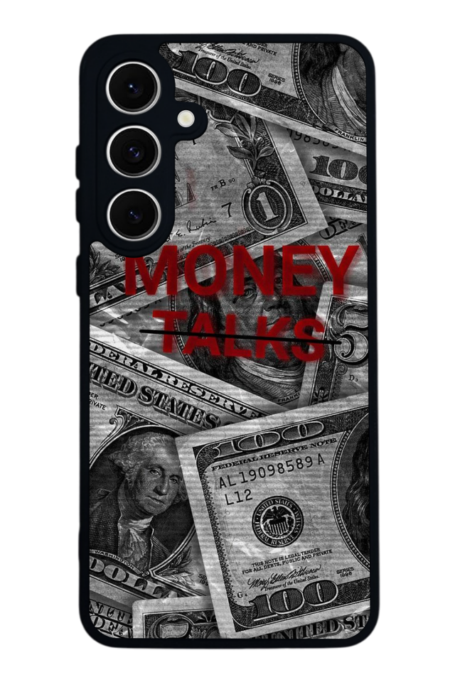 Samsung Galaxy S24 FE Uyumlu Money Para Tasarımlı Glossy Premium Kılıf