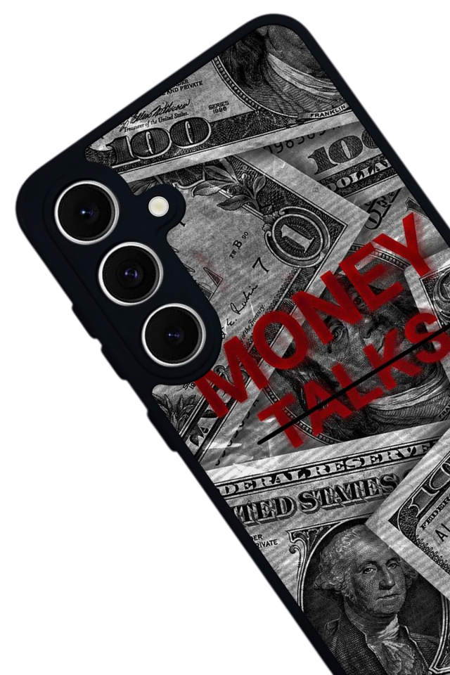 Samsung Galaxy S24 FE Uyumlu Money Para Tasarımlı Glossy Premium Kılıf